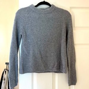 Quince Mongolian Fisherman Sweater - Heather Grey